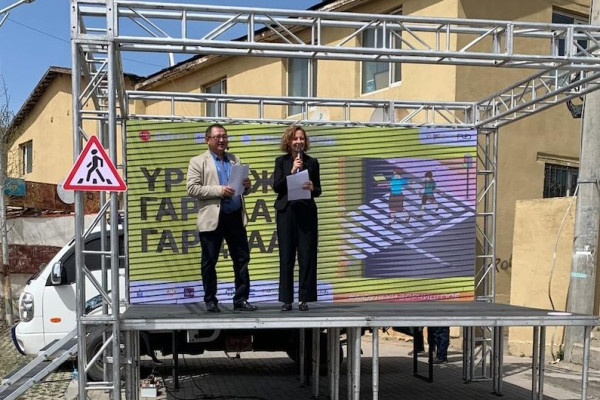 Improving road safety around schools in the Ger areas of Ulaanbaatar