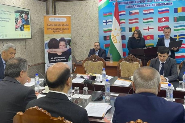 Tajikistan government launches national media campaign to increase seat belt use
